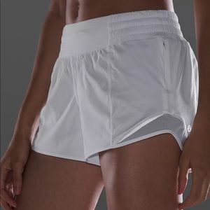 White Lululemon Shorts